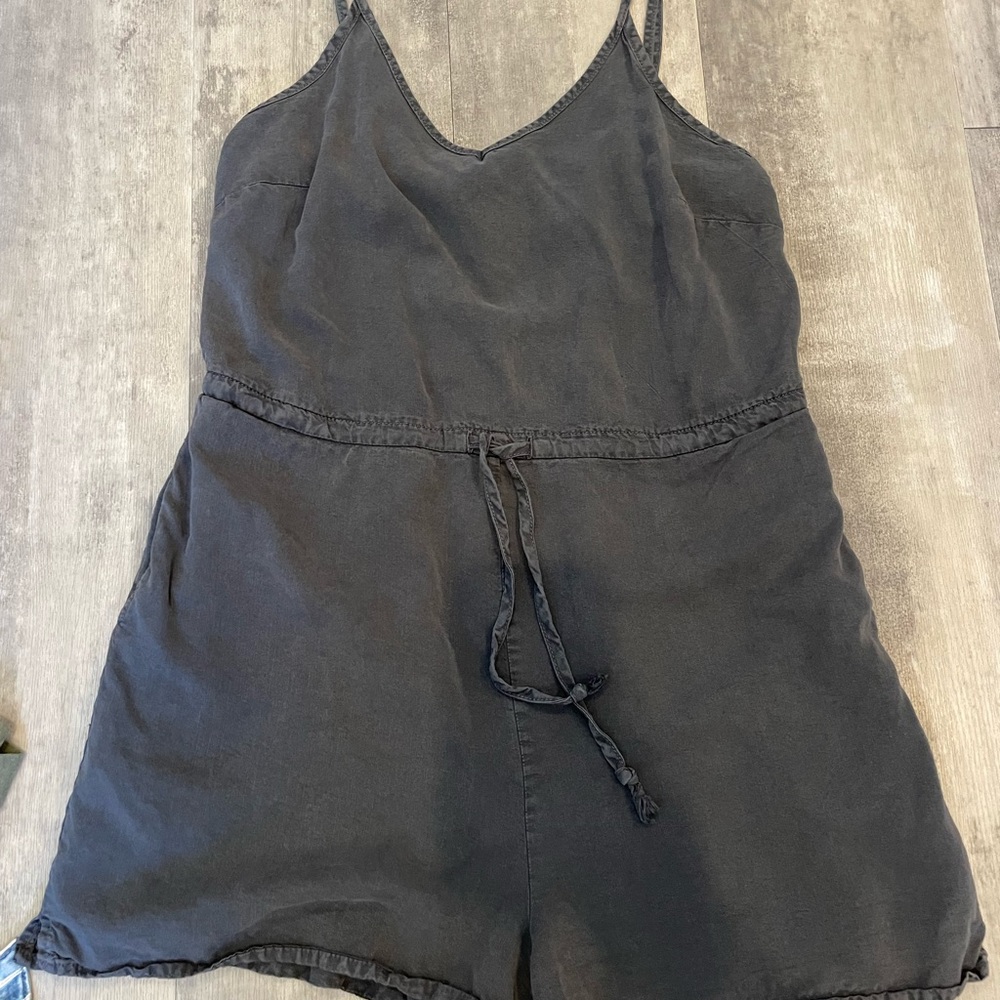 dark gray romper